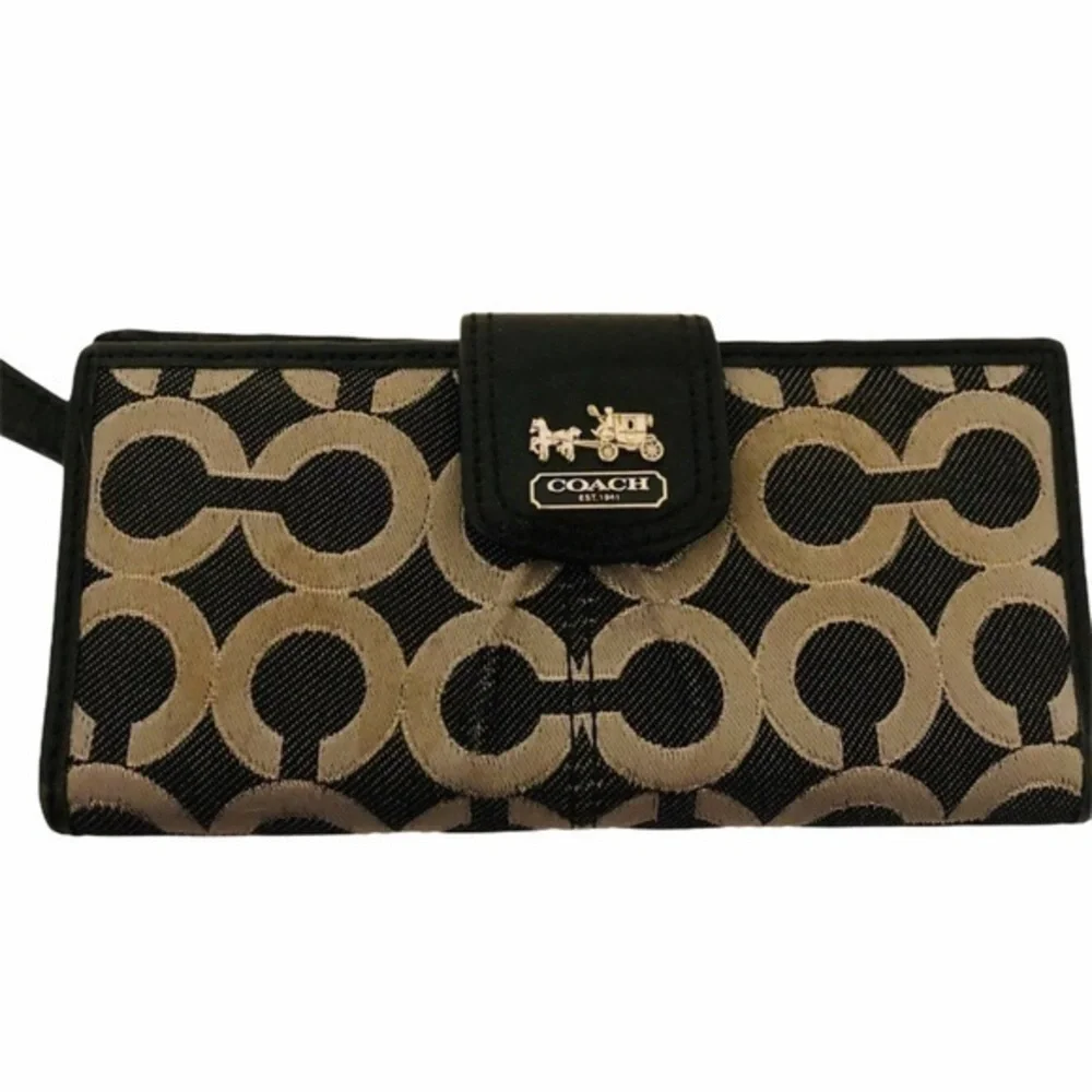 COACH Madison op art wallet
